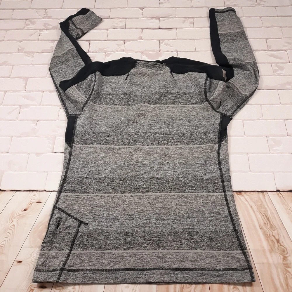 Lululemon Sweatshirt Womens Medium Gray Pullover Long Sleeve